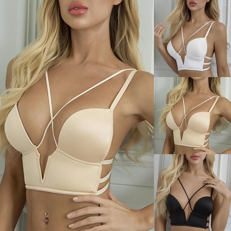 Yoga Outfit Women Casual Vest Bra Low Back Bras Sexy Seamless Wireless  Triangle Strappy Cut Sports For Non Removable Pads From Dianweiliu, $10.4