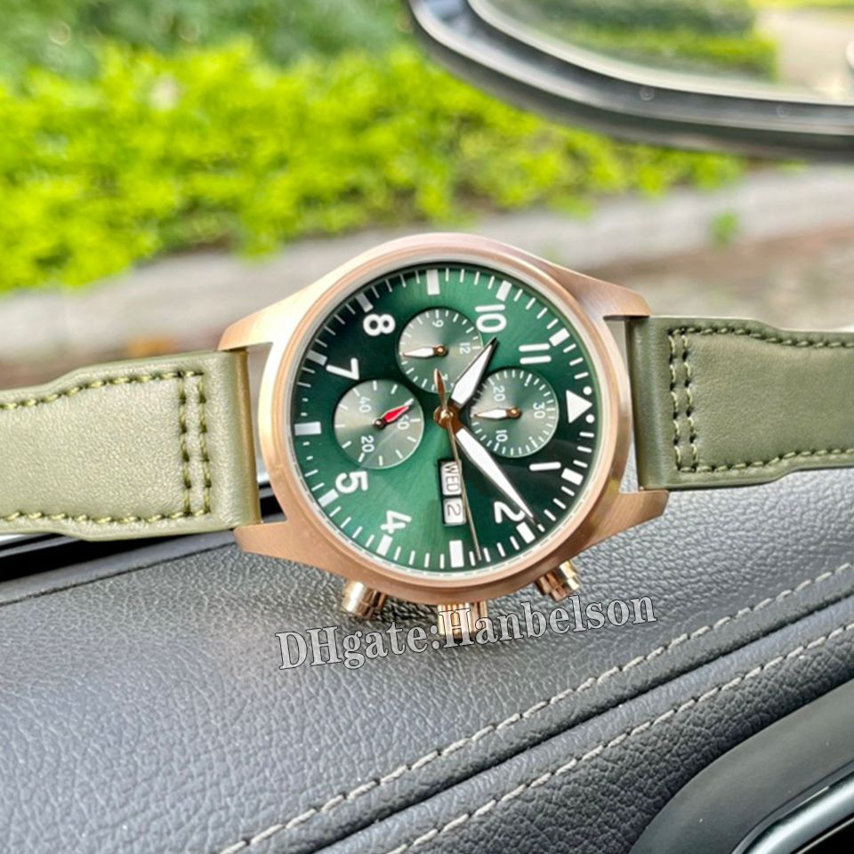 Stil 4 (Rose Gold Green Dial Leather)