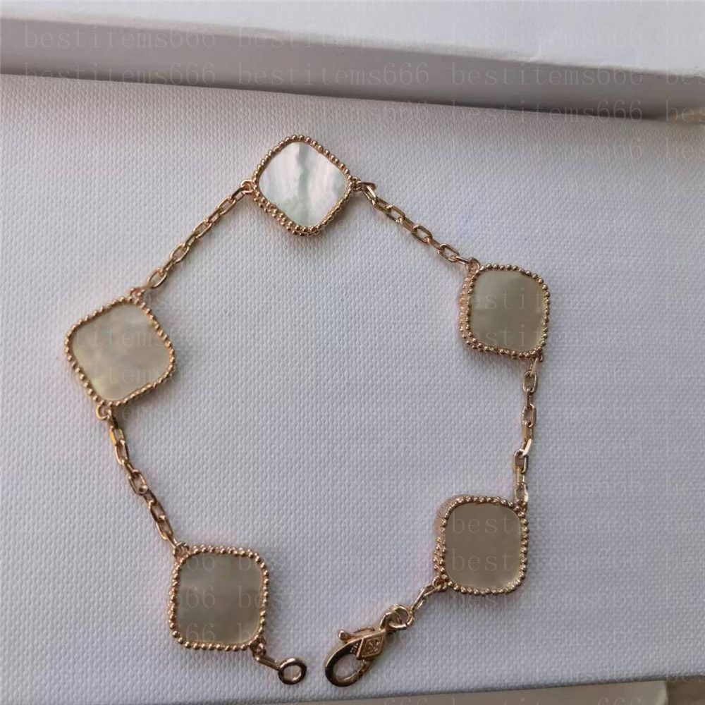 Fashion Classic 4/Four Leaf Clover Clover Charm Bracelet Bangle Chain ...