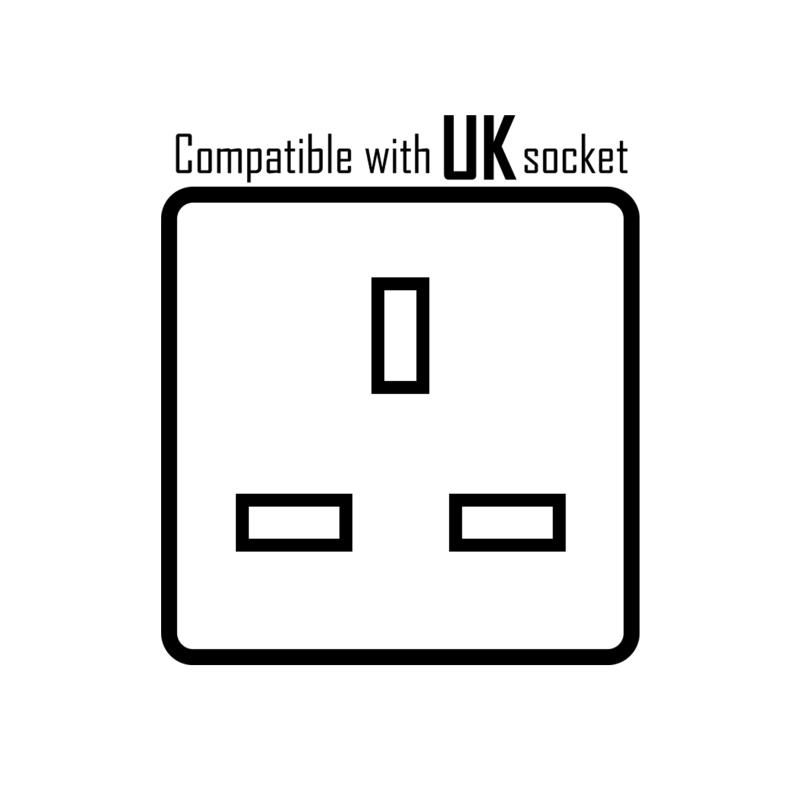 UK-Standardstecker G1)2-Anschluss