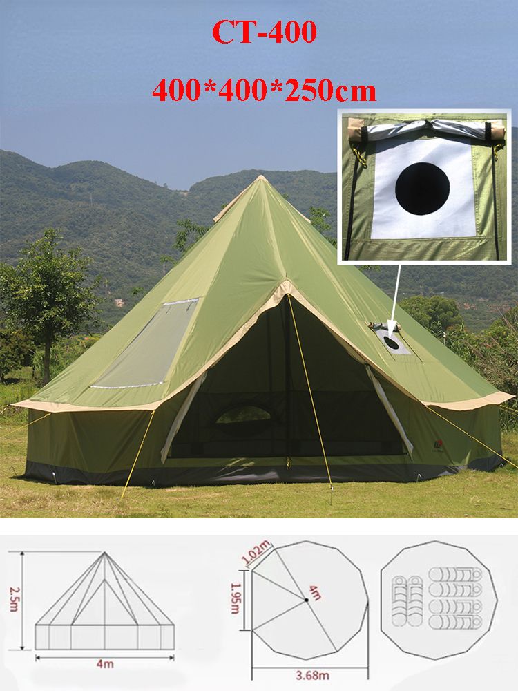 Green 4m Tent