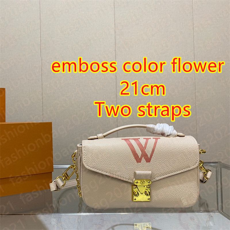 #39-22cm emboss color flower