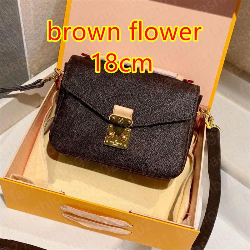 #3-18cm fleur marron