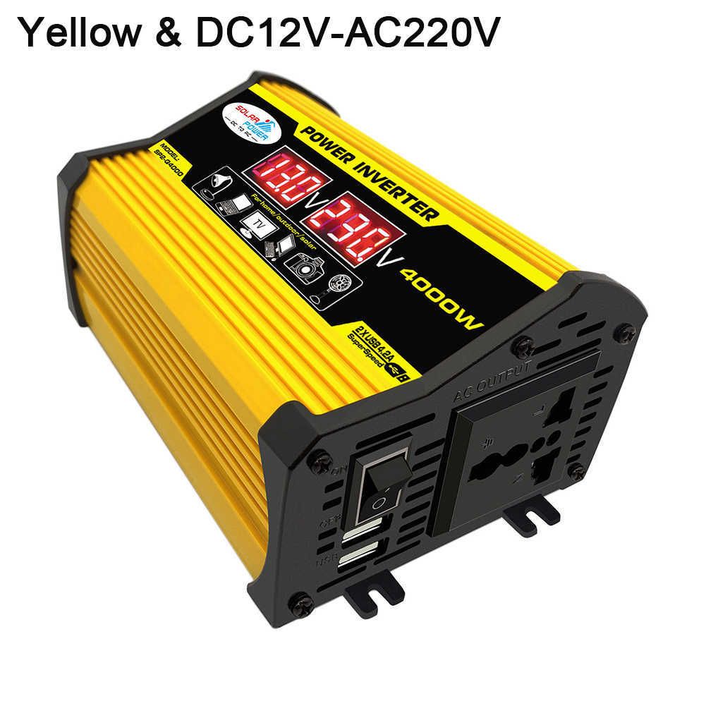 黄色のDC12V-AC220V