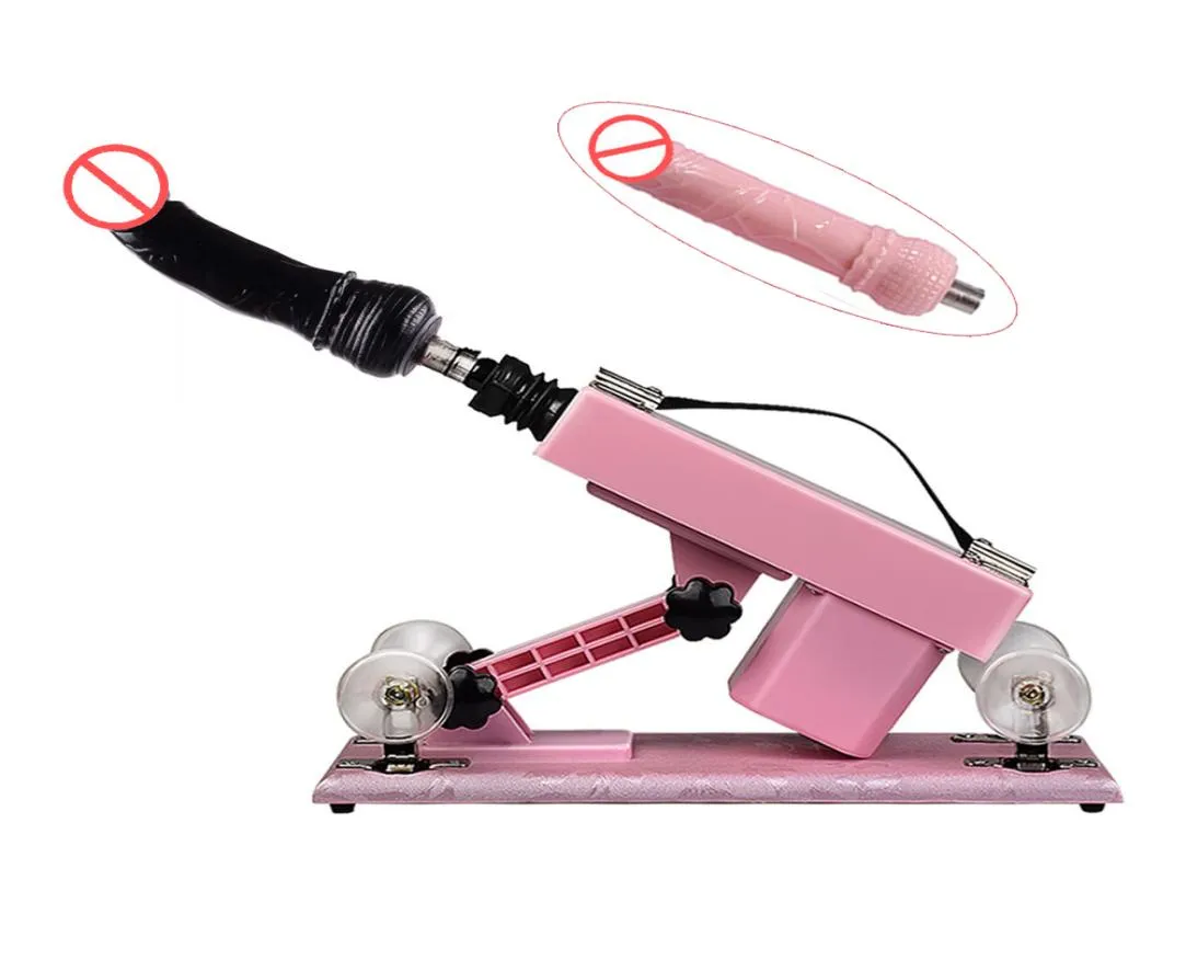 Automatisch Seksspeeltje Machinegeweer Voor Vrouw 6 Cm Intrekbare Vrouwelijke Masturbatie Seks Neuken Machines Met Zwarte Dildo8093202 Van 64,32 € DHgate foto