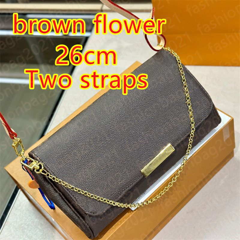 #11-26cm brown flower