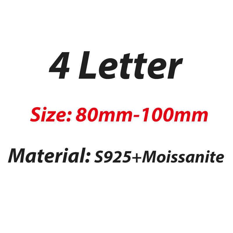 4 Letter-S925、Moissanite