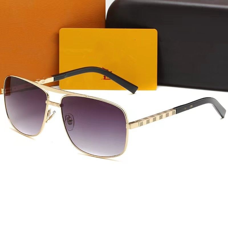 Classic Attitude Sunglasses For Men Women Square Frame V Designer Sunglasses  Unisex UV400 Protection Gold Plated Glasses Frames Eyewear Lunettes Come  With Box From Cap_store1, $2.6