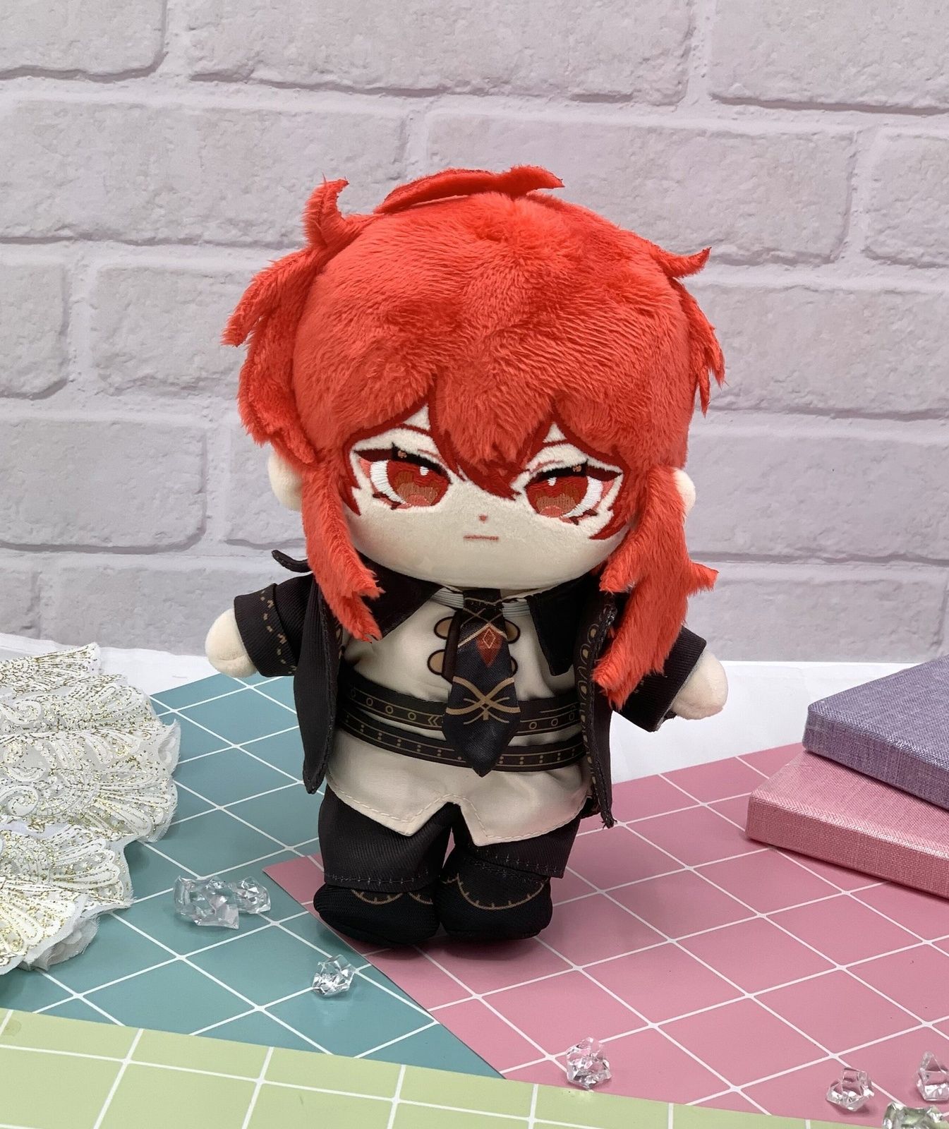 Puppets Genshin Impact Arataki Straight Itto Plush Doll Venti Xiao Plushie Change Clothes Soft