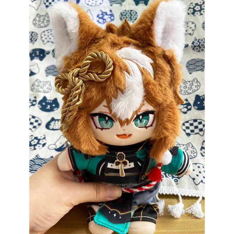 Puppets Genshin Impact Arataki Straight Itto Plush Doll Venti Xiao Plushie Change Clothes Soft