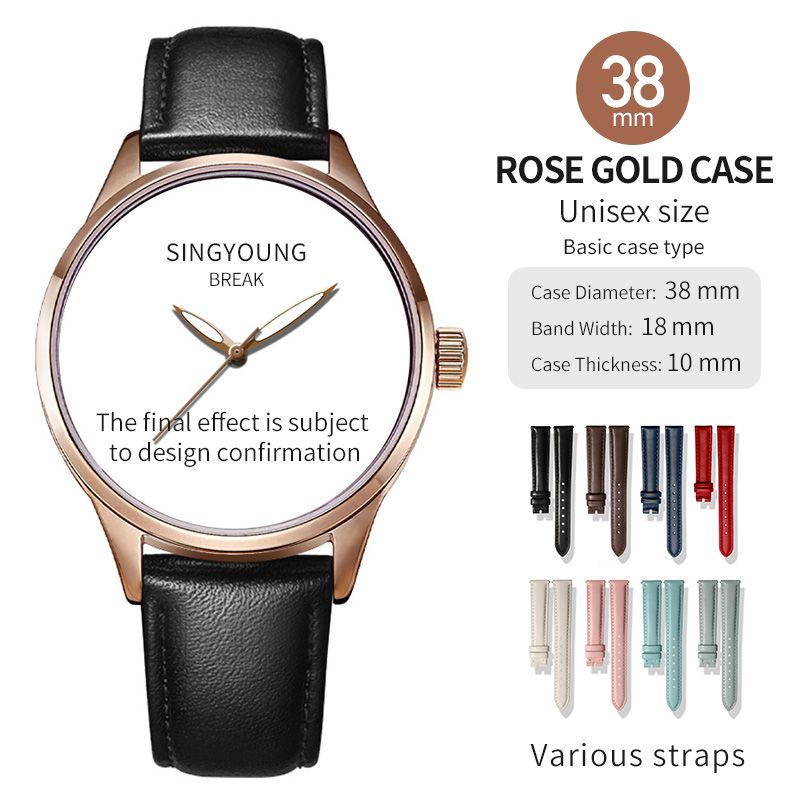 38mm Rosegold Case