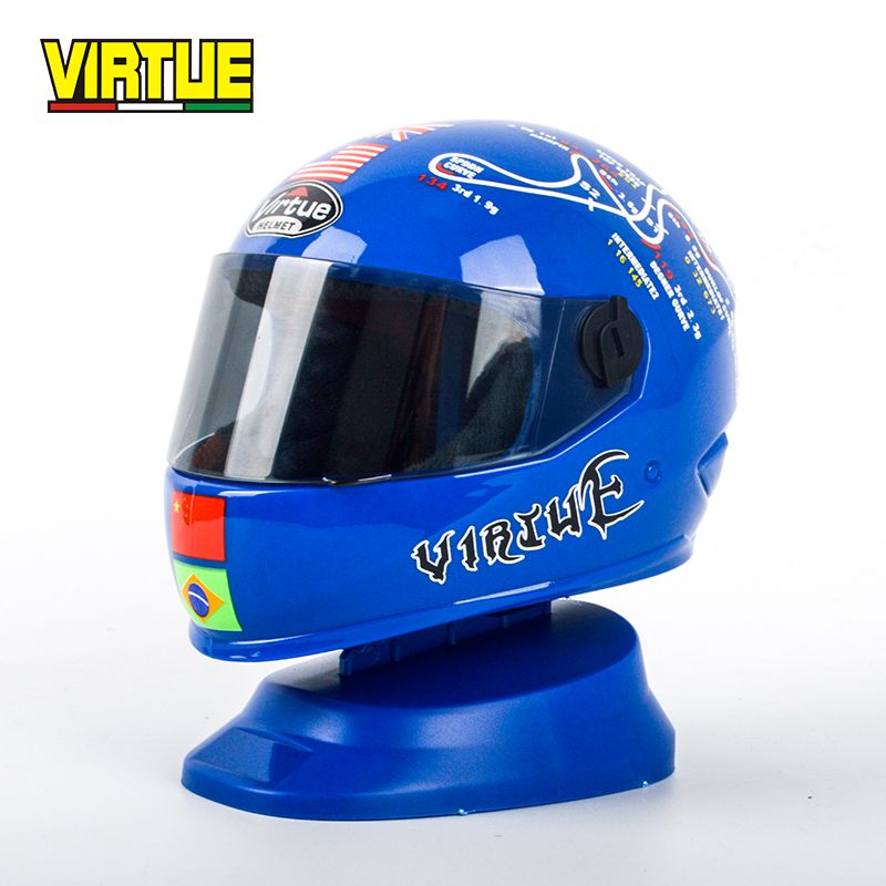 Modèle de casque bleu