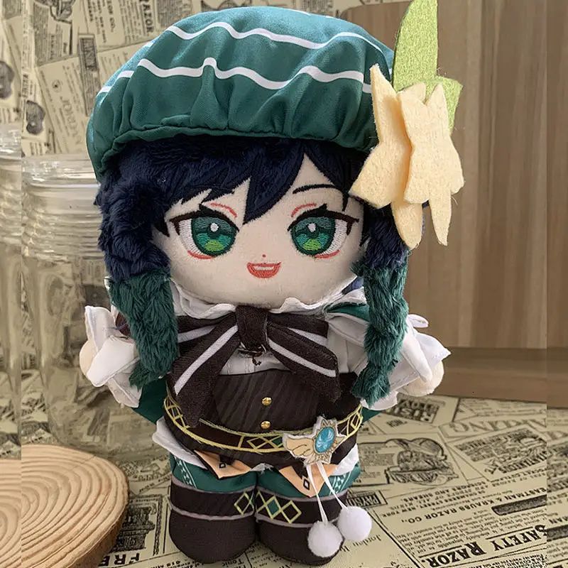 Puppets Genshin Impact Arataki Straight Itto Plush Doll Venti Xiao Plushie Change Clothes Soft