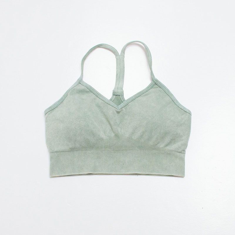 green sport bra