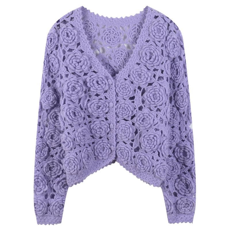 gilet violet