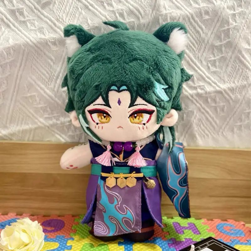 Puppets Genshin Impact Arataki Straight Itto Plush Doll Venti Xiao Plushie Change Clothes Soft