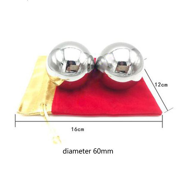 2pcs 6cm Steel Balls