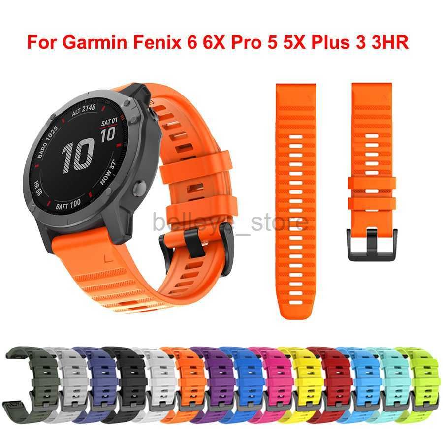 Other Watches 26 22mm Sports Silicone Watch Band Strap For Garmin Fenix 6X 6  6S 7X 7 5X 5 5S Plus 3 3HR Easy Fit Quick Release Bracelet Correa J230529  From Belleye_store, $6.67