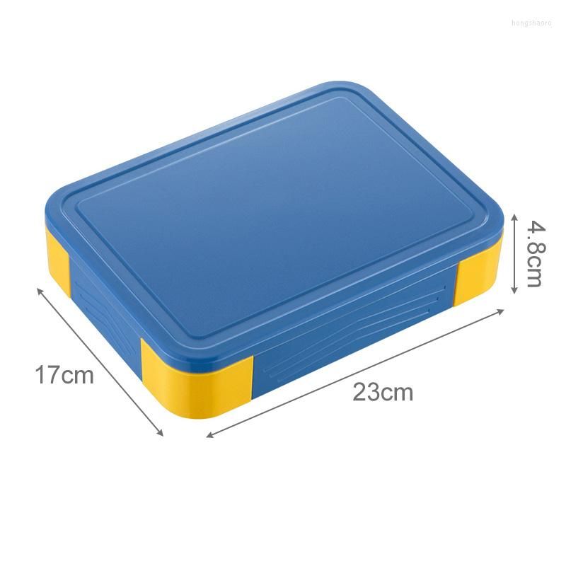 Blauwe lunchbox