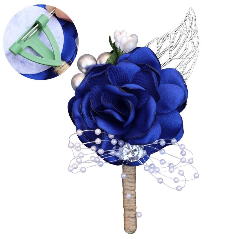 Royal Blue Corsage