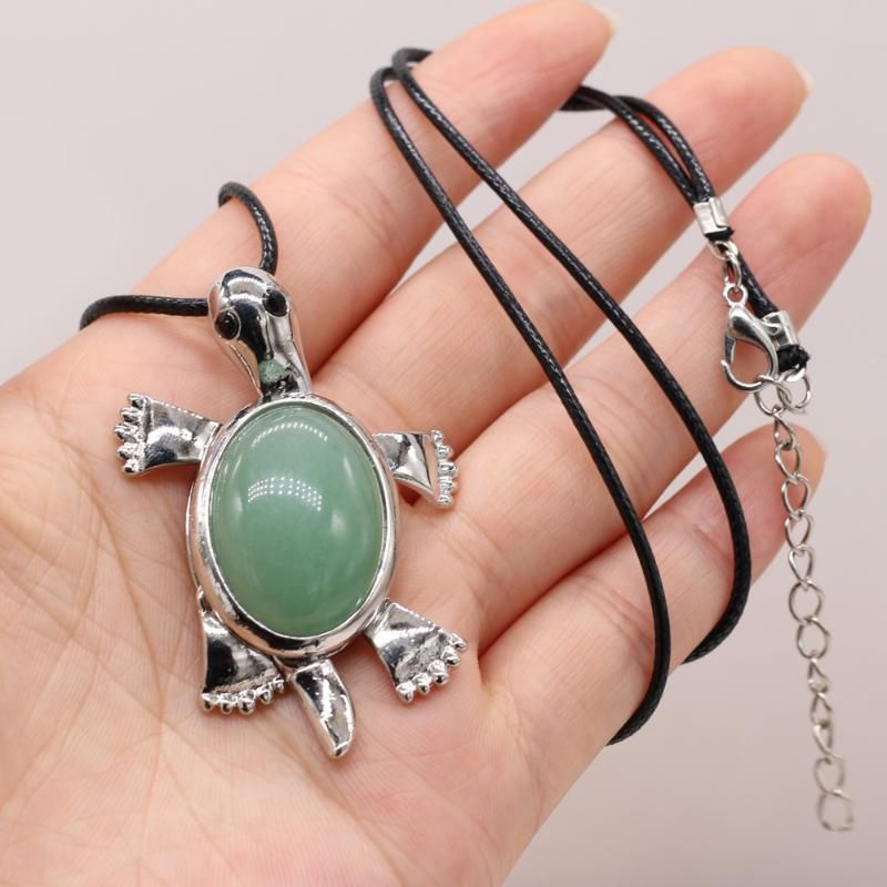 55 centímetros Aventurine verde