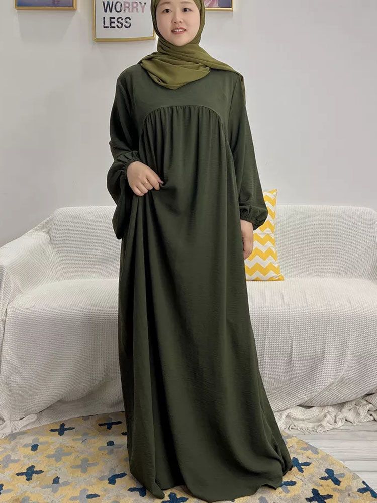 ArmyGreen Abaya-1