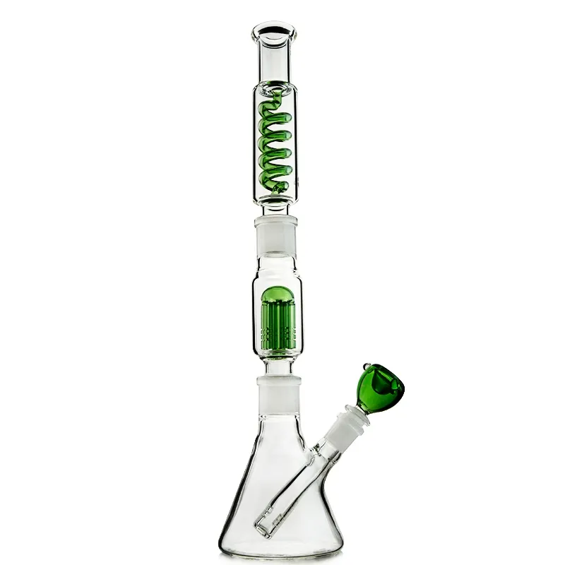 GREEN bong with bowl