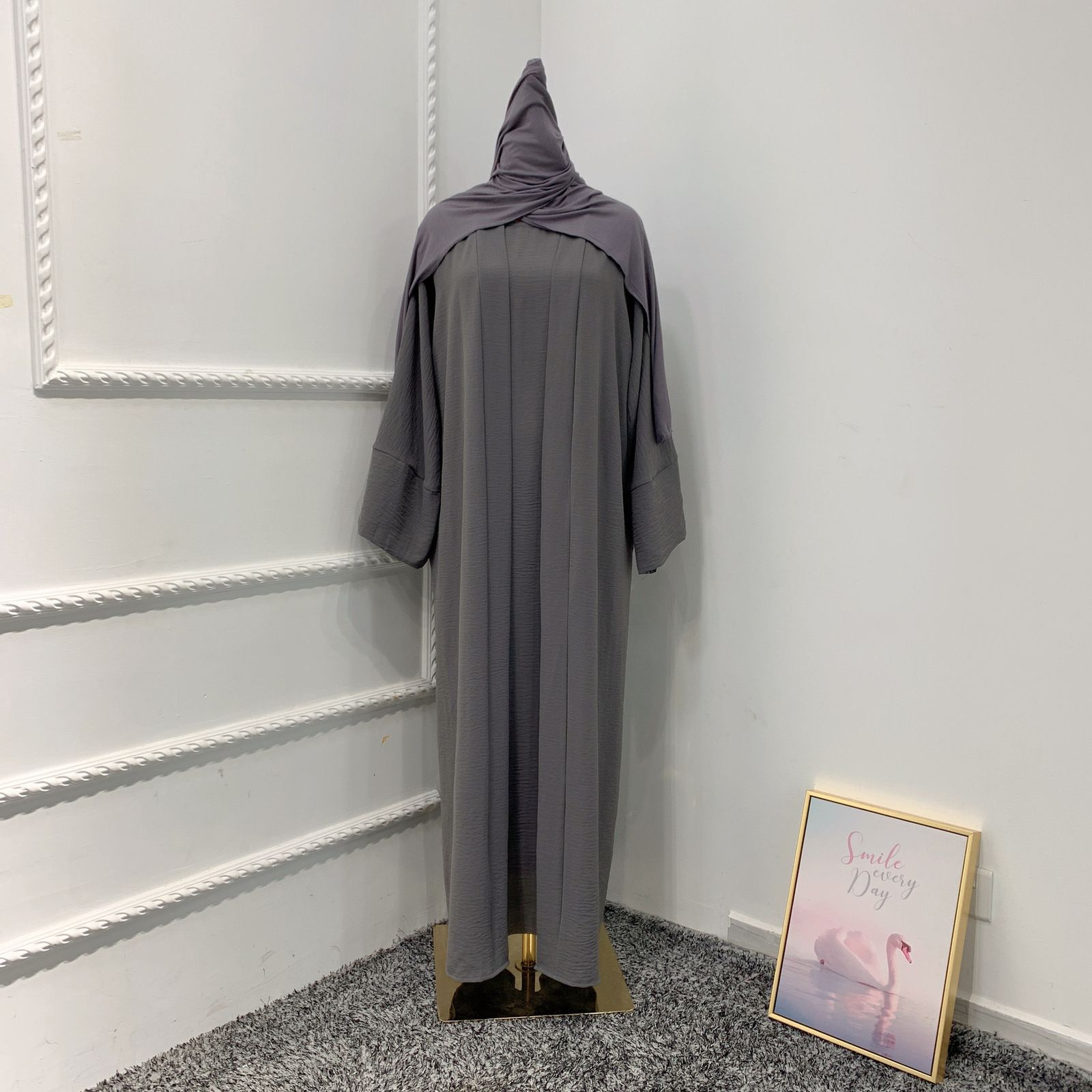 Gris avec hijab-xxl