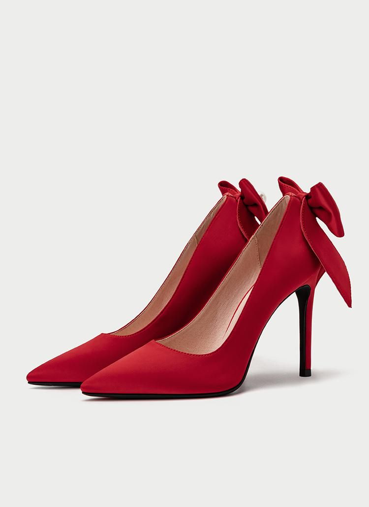 red 10cm heel