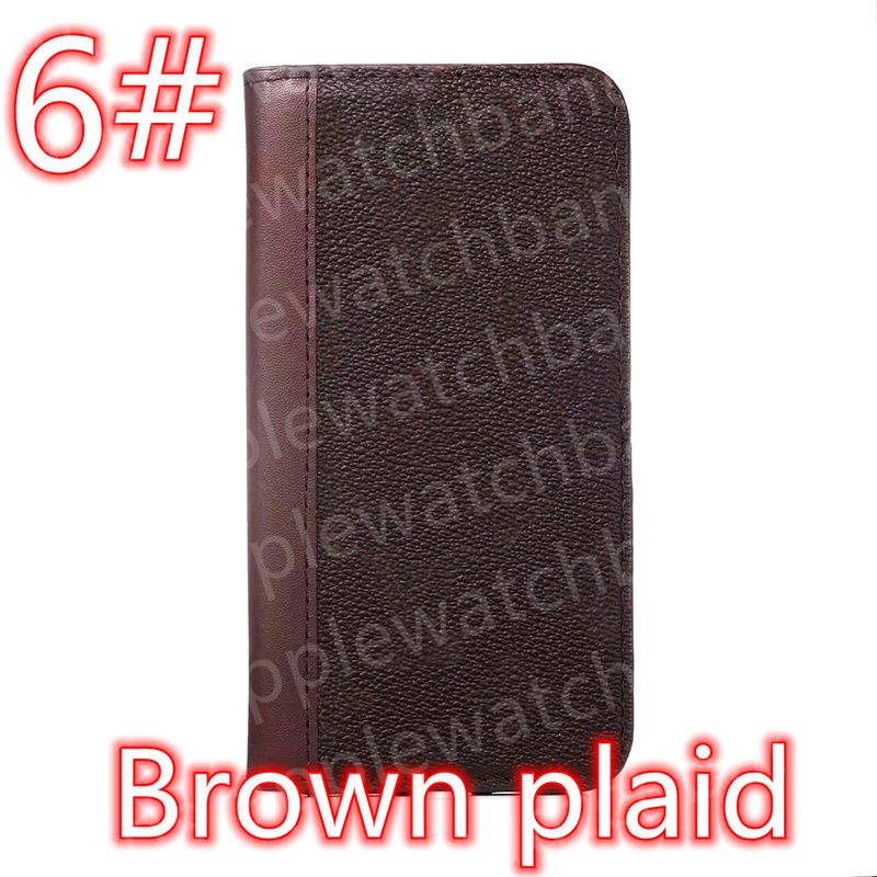 L6#Brown Plaid V+Logo