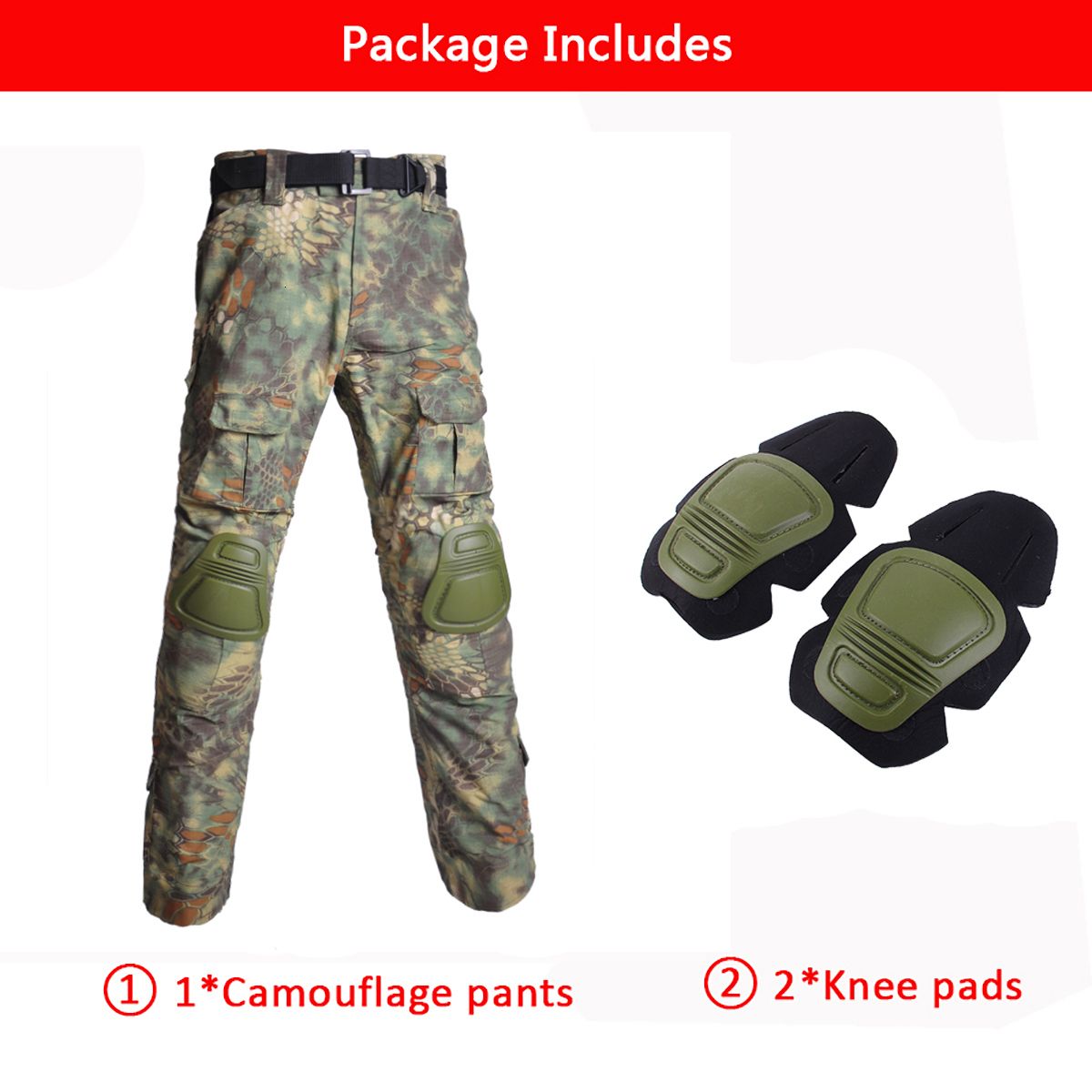 pantalones de pitón de la jungla