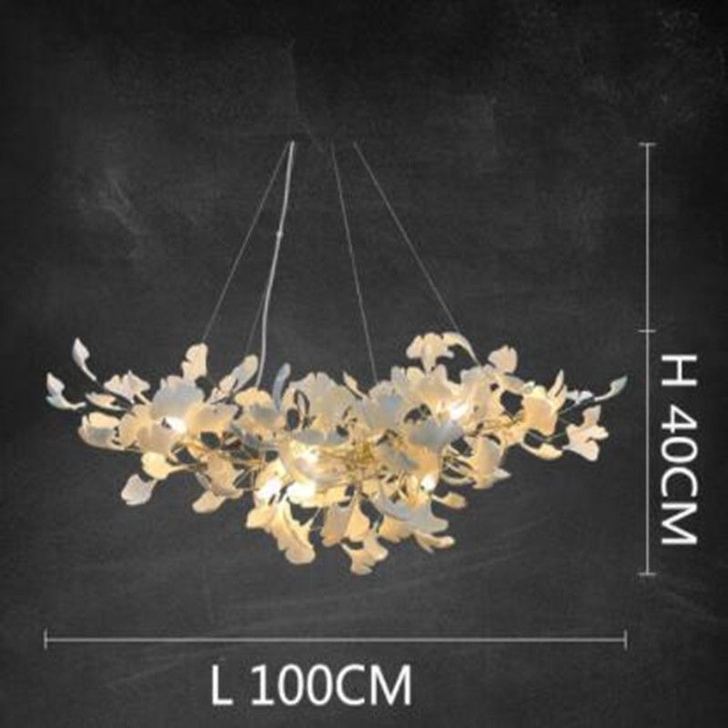 100cm 긴 플라스틱 잎