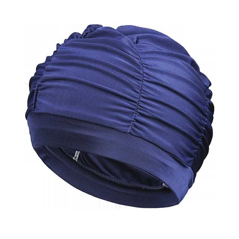 Pleated Navy Blue