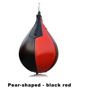 Pear Shape Black Red