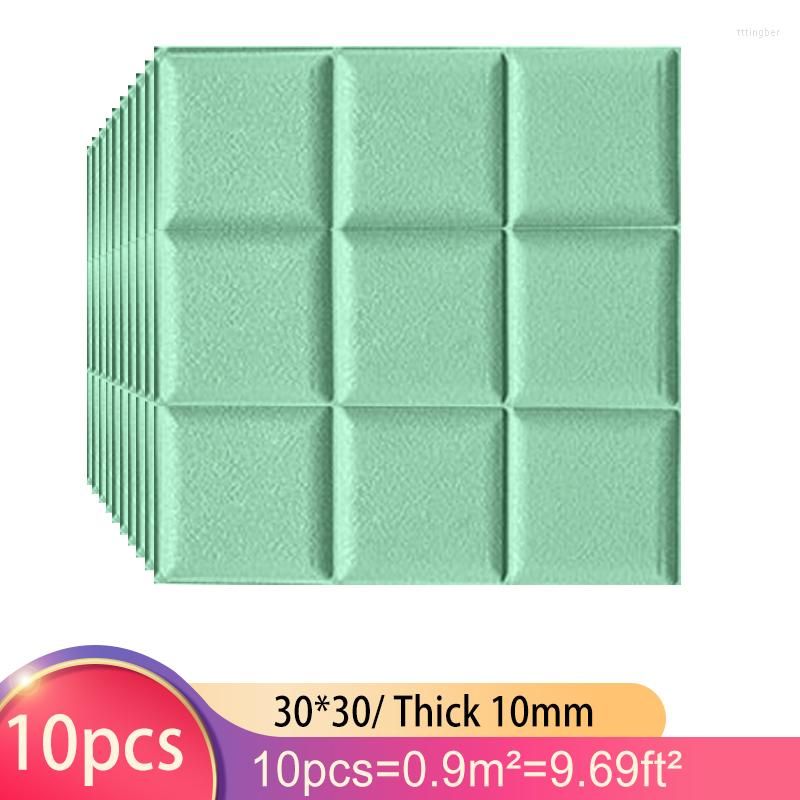Green 10pcs-30cm x 30cm