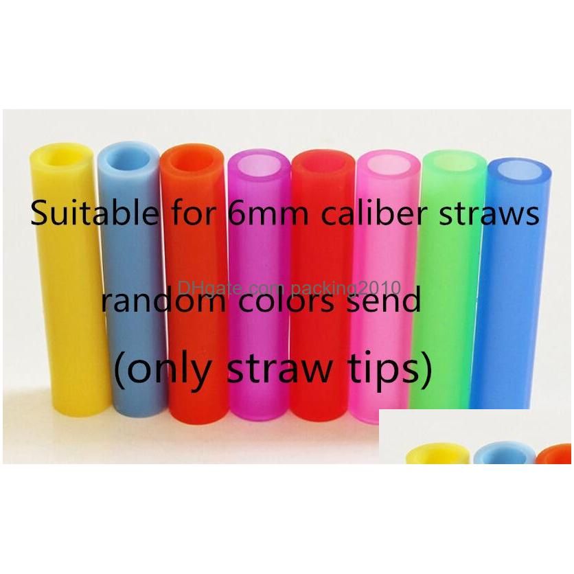 Random Color Straw Tips