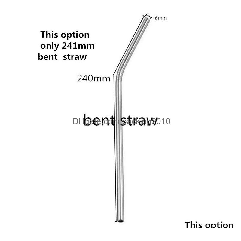 Bent Straw 9.5Inch