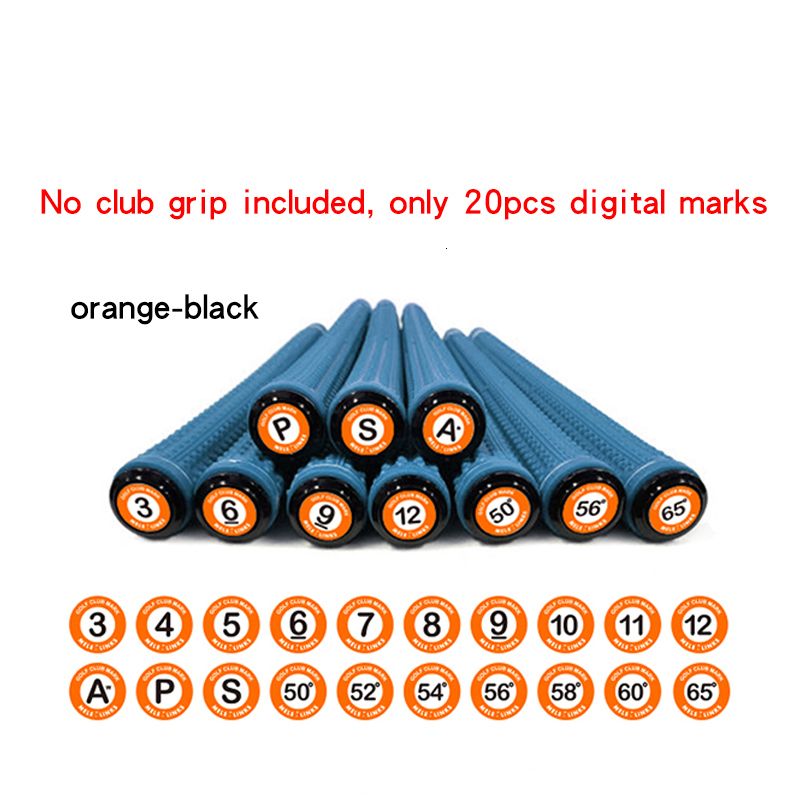 20pcs Orange Black