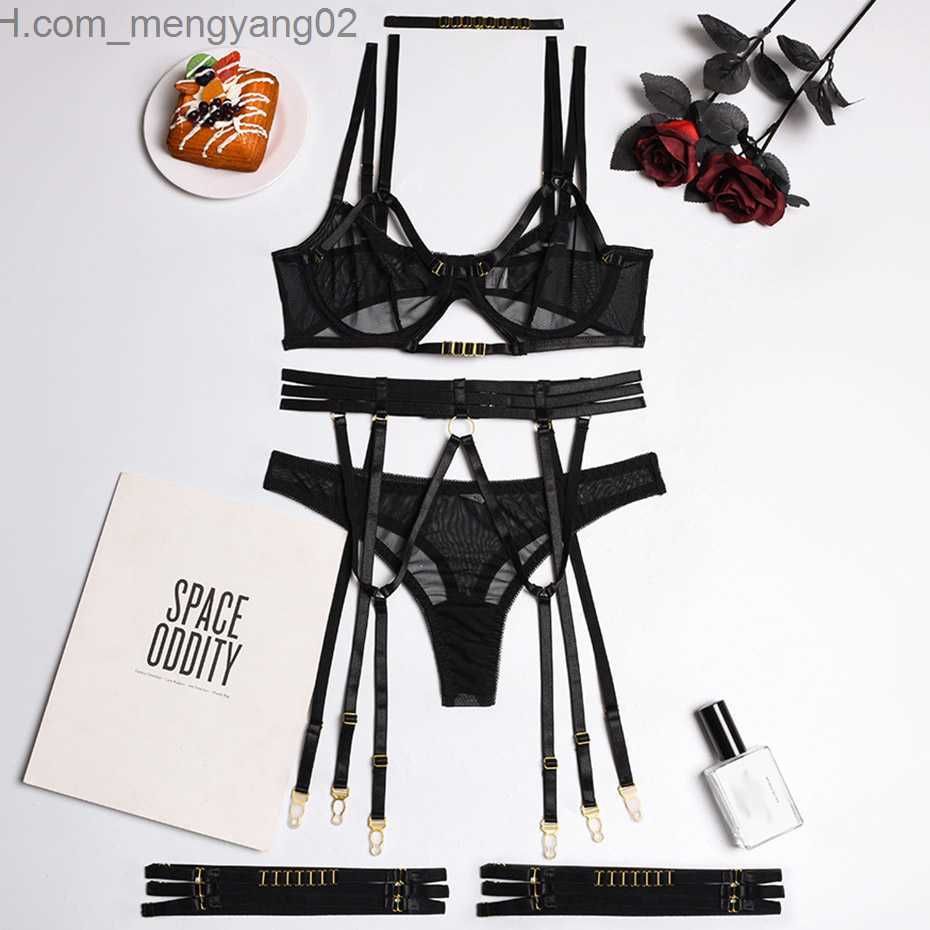 schwarze sexy BH -Sets