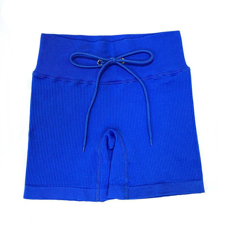 blue shorts