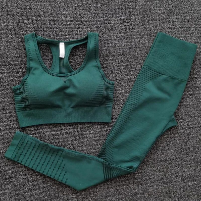 green bra set