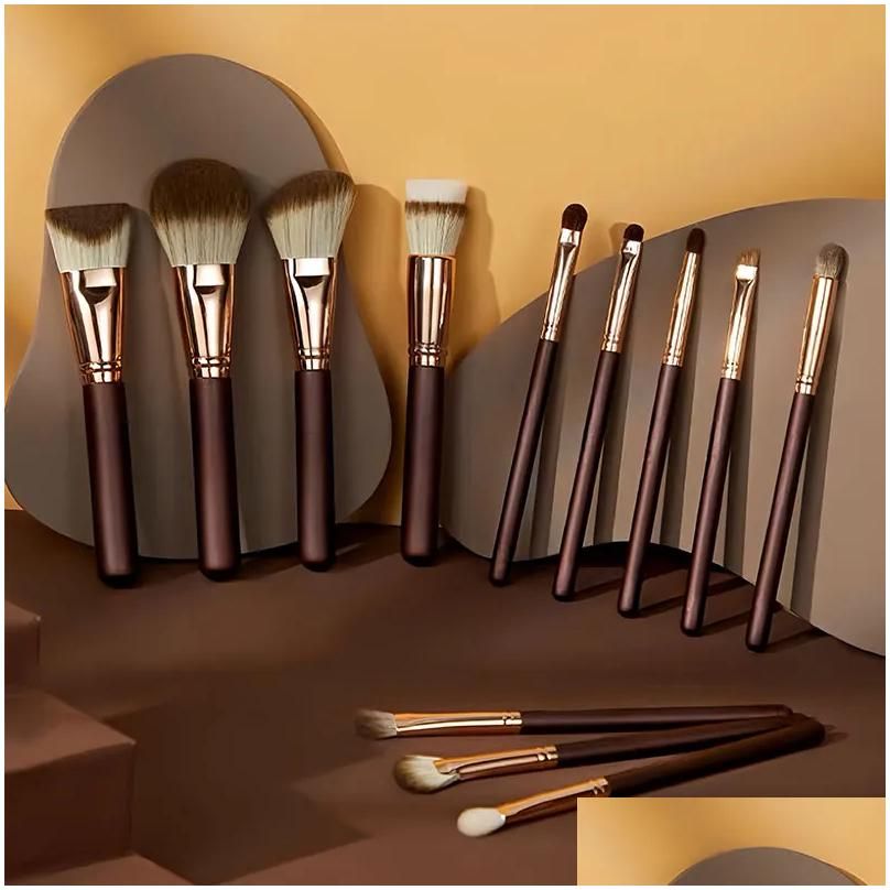 12 Makeup Brush + Bag