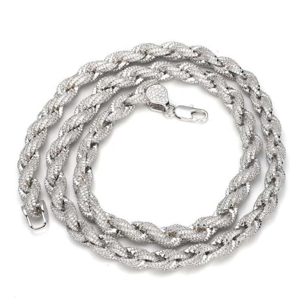 Moissanite Rope Chain-16 Inches