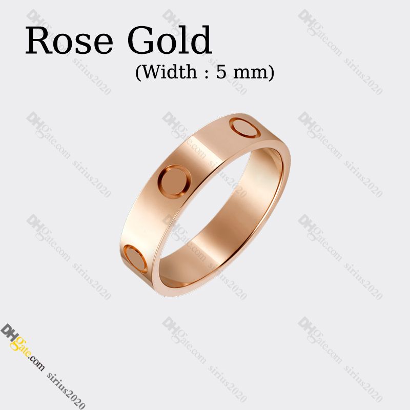 Rose goud (5 mm)