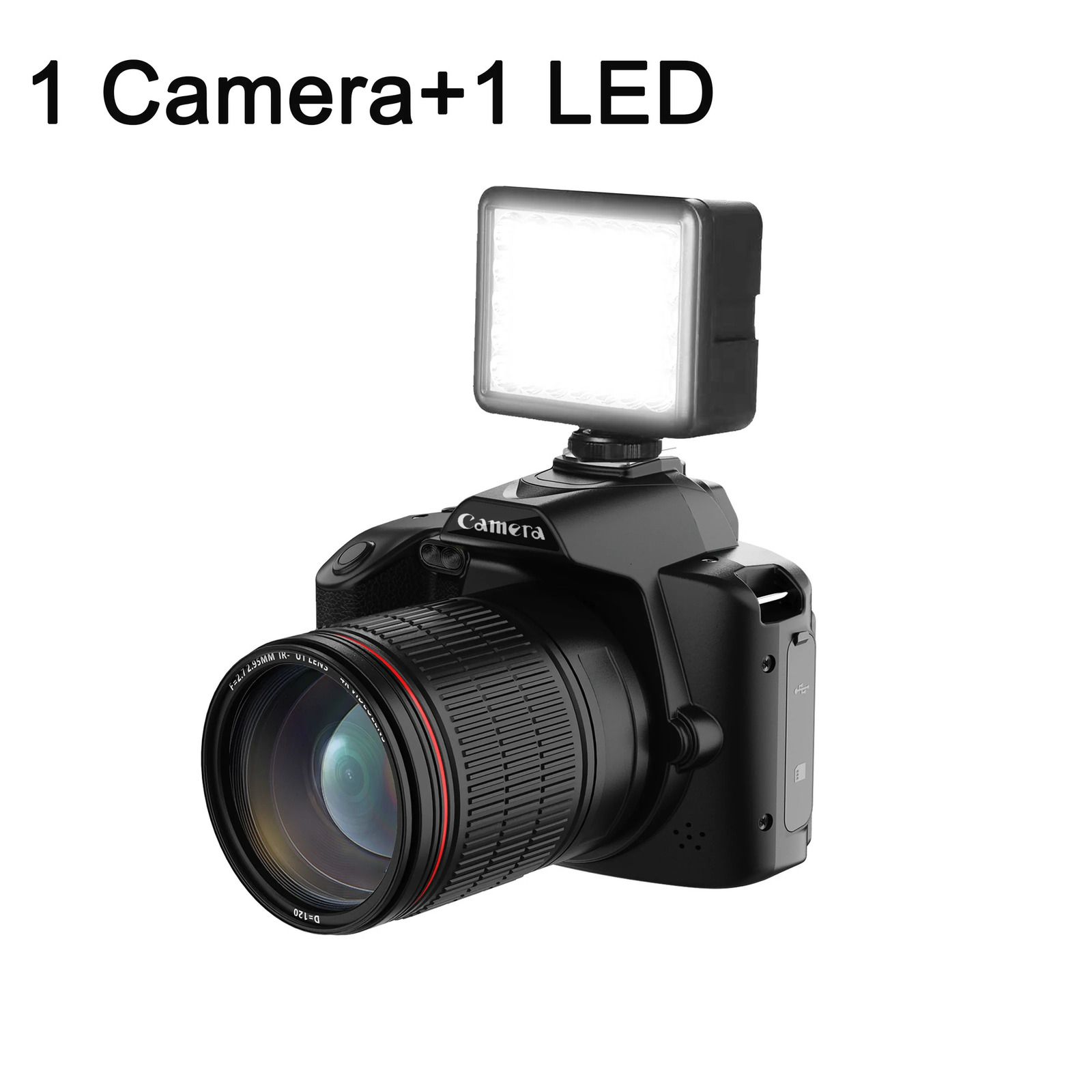 1 telecamera 1 led