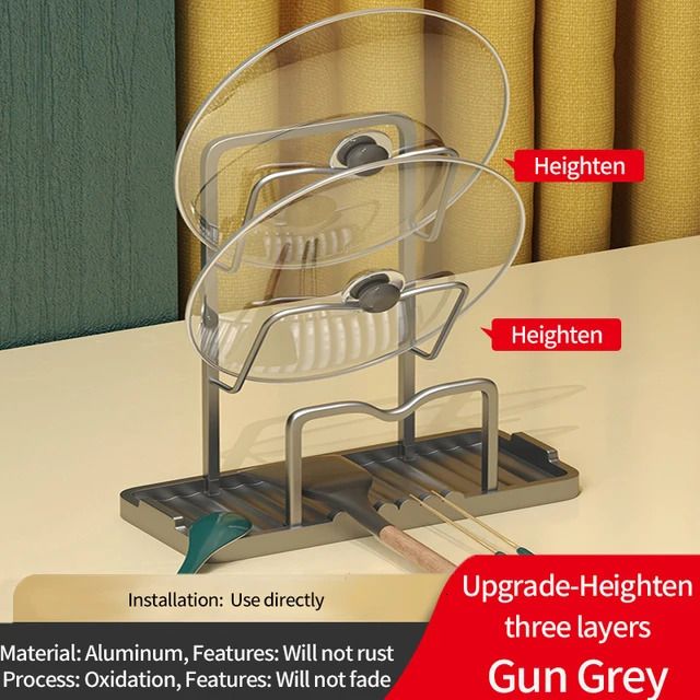 D-Gun Gray Shelf-1-Tier-L