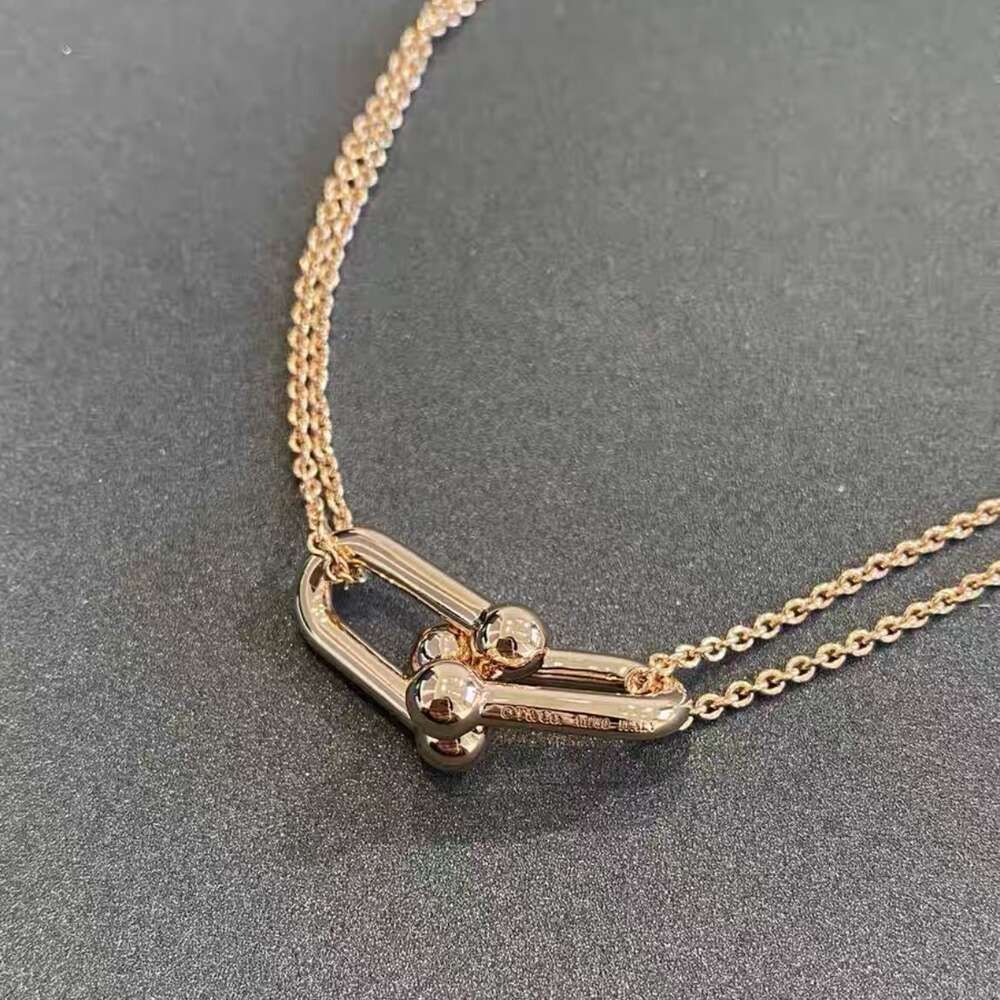 Collier Double Anneau Sans Diamants - Ro