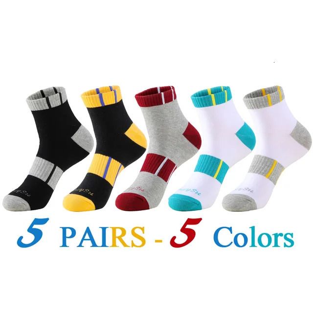 5 paires-5 couleurs