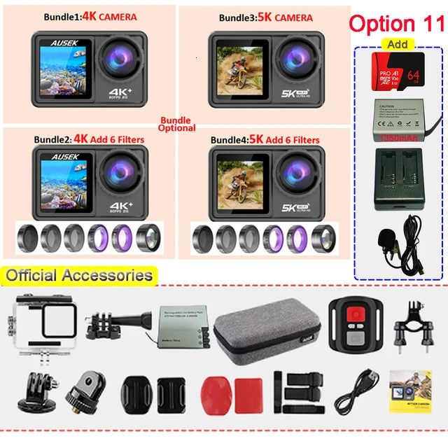 option11-4k 6個のフィルターを追加します