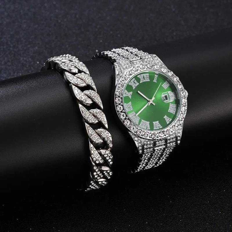 Set verde d'argento